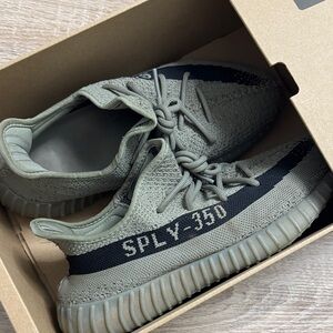 Adidas Yeezy Boost 350 V2 in Olive and Black